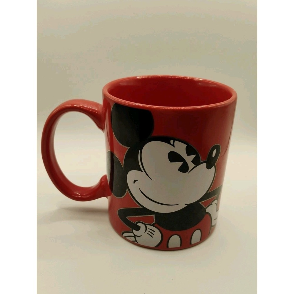 Disney Mug Mickey Mouse Red Coffee Cup Mug